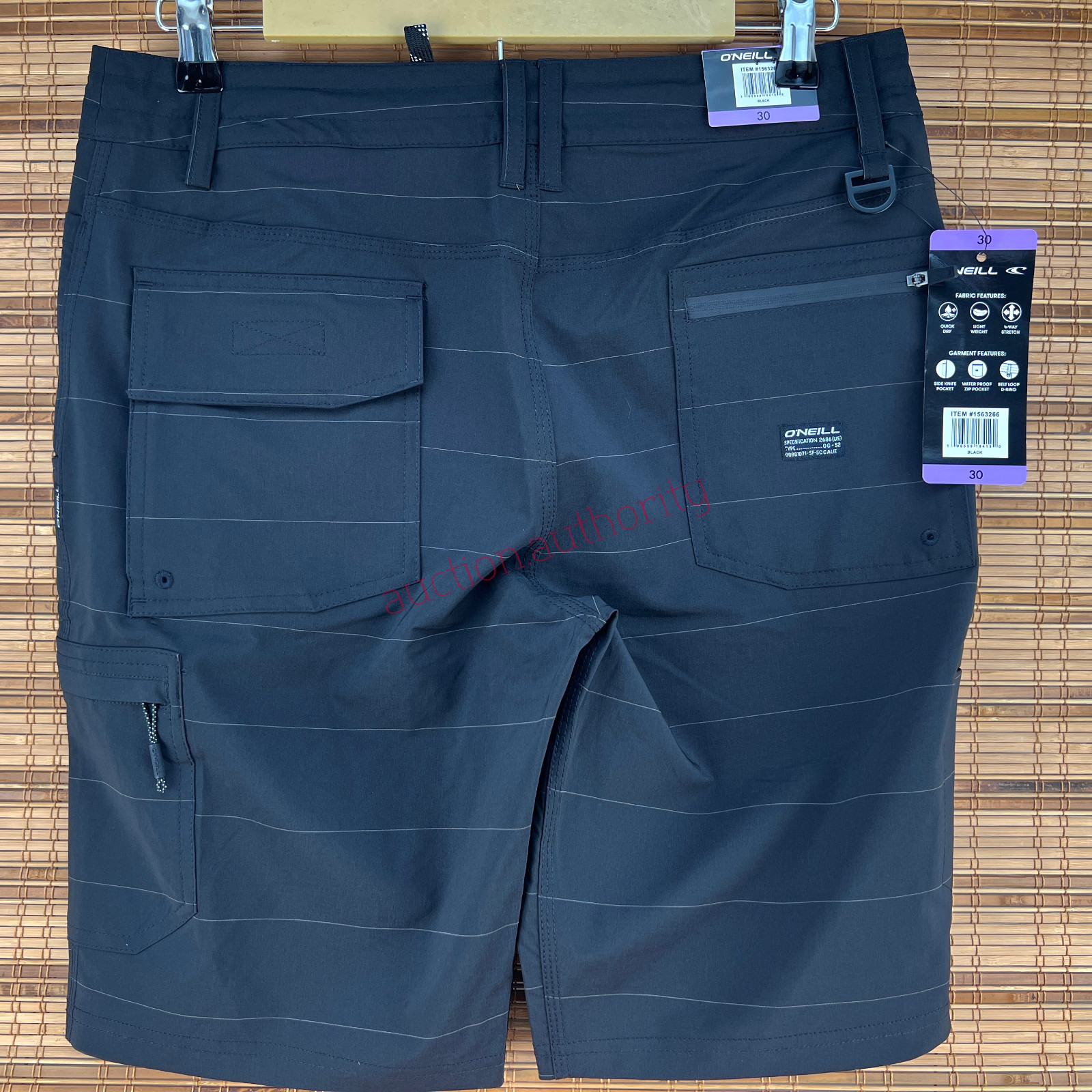 New ONeill Hybrid Crossover Quick Dry Shorts Mens Grey Blue Grey Black ALL SIZES