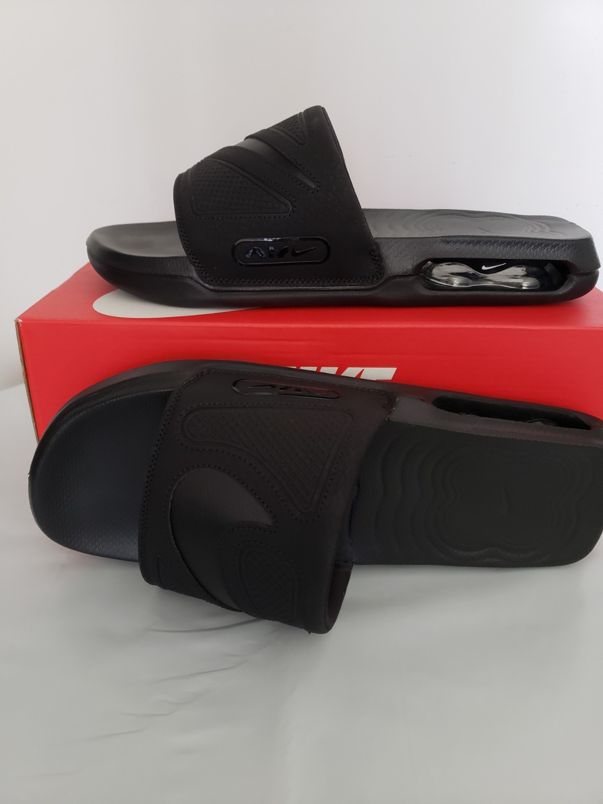 Sz 13 – Nike Air Max Cirro Slide ‘Triple Black’