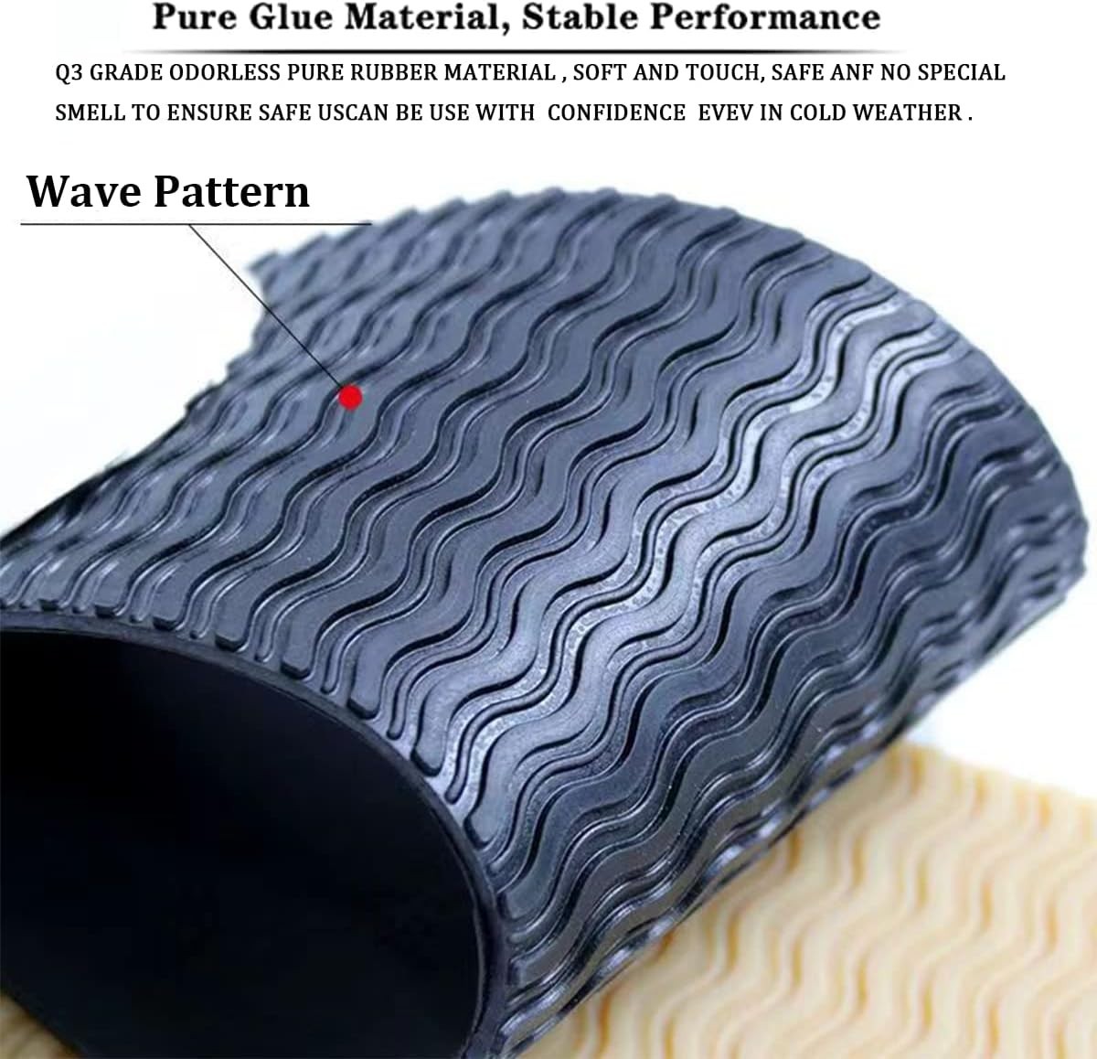 Full Soles Rubber Replacement Anti-Slip Shoe Bottom Repair Material Shoe Repair