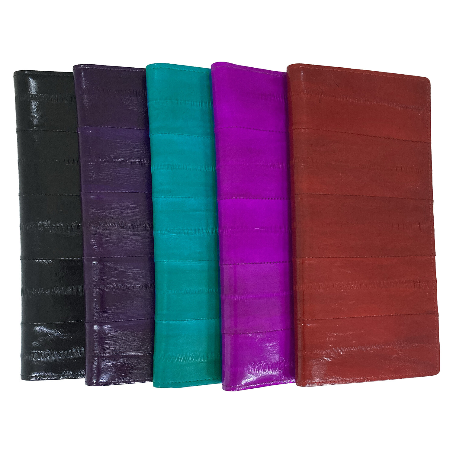 Genuine Eel Skin Wallet Coin Purse Slim Wallet Bifold Purse