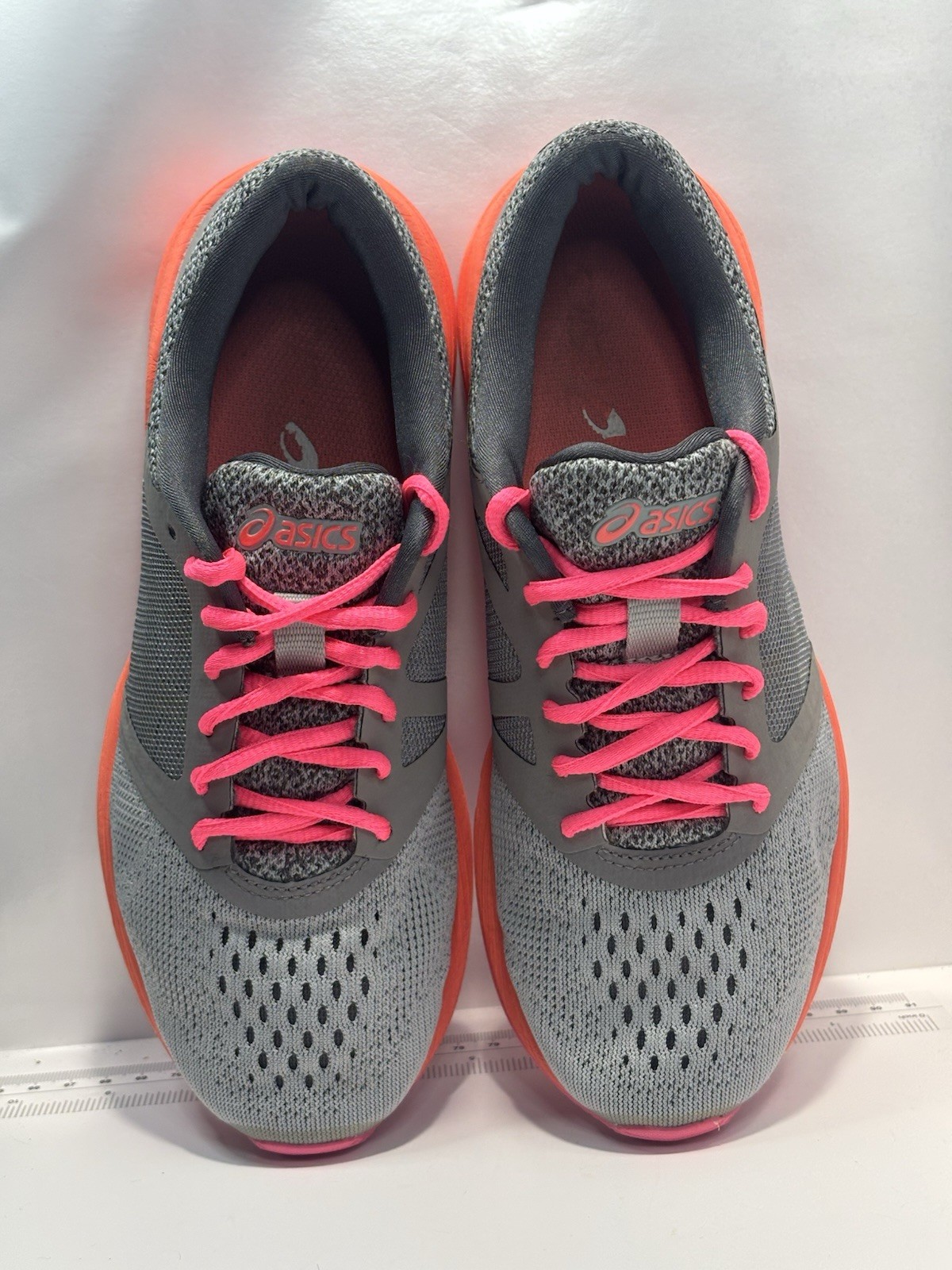 Asics Women’s US Size 7 Roadhawk Flyte Foam Grey/Pink Running Shoes Athletic