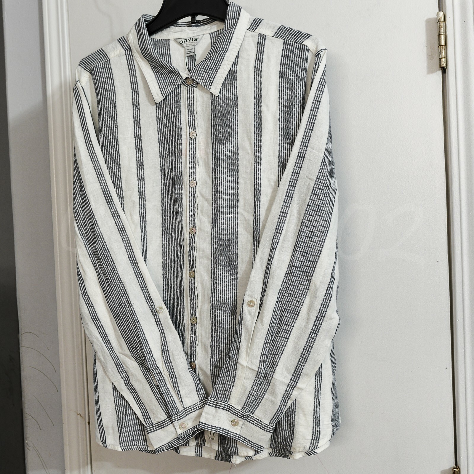 Orvis WomensLong Sleeve Linen Blend Top Shirts select colors and size