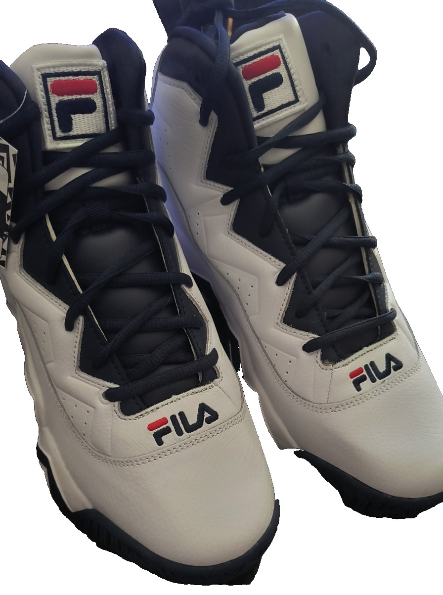 ​FILA MB Jamal Mashburn Men’s Size 12 White/Fila Navy/Fila Red