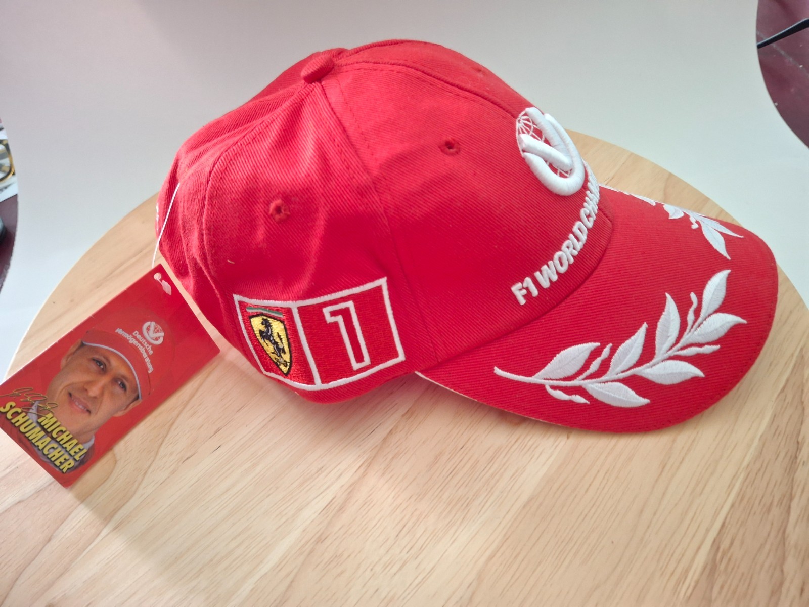 Ferrari F1 Michael Schumacher Word Champion 2000 Racing Cap New With Tag