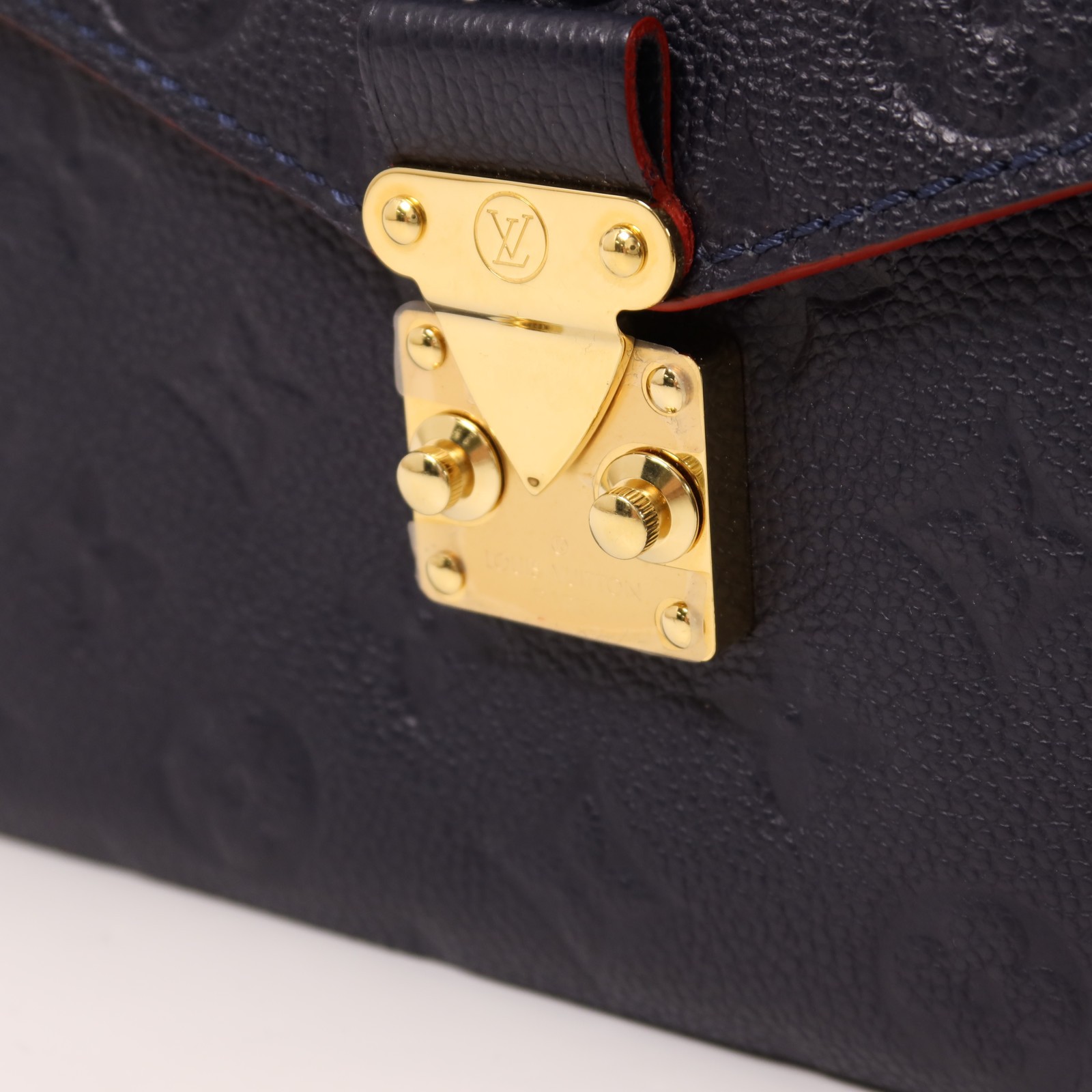 LOUIS VUITTON LV GHW Pochette Metis 2 Way Bag M44071 Monogram Empreinte Navy