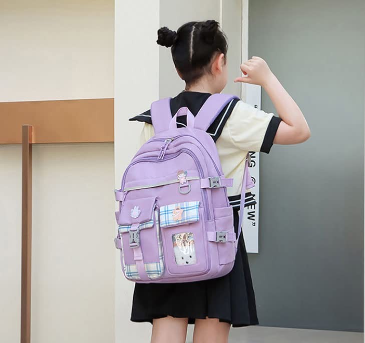 Teenage Girls Backpack 15.6 Inch Laptop School Bag High School College Black