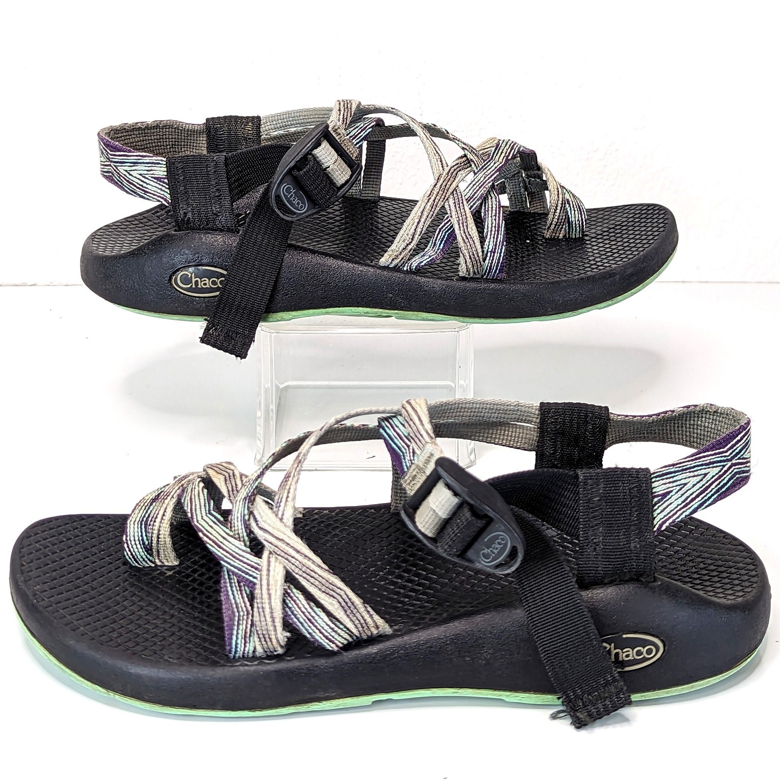 Chaco Womens ZX/2 Sandals Pixel Weave Classic Hiking Outdoor Gorpcore Toe Loop 8