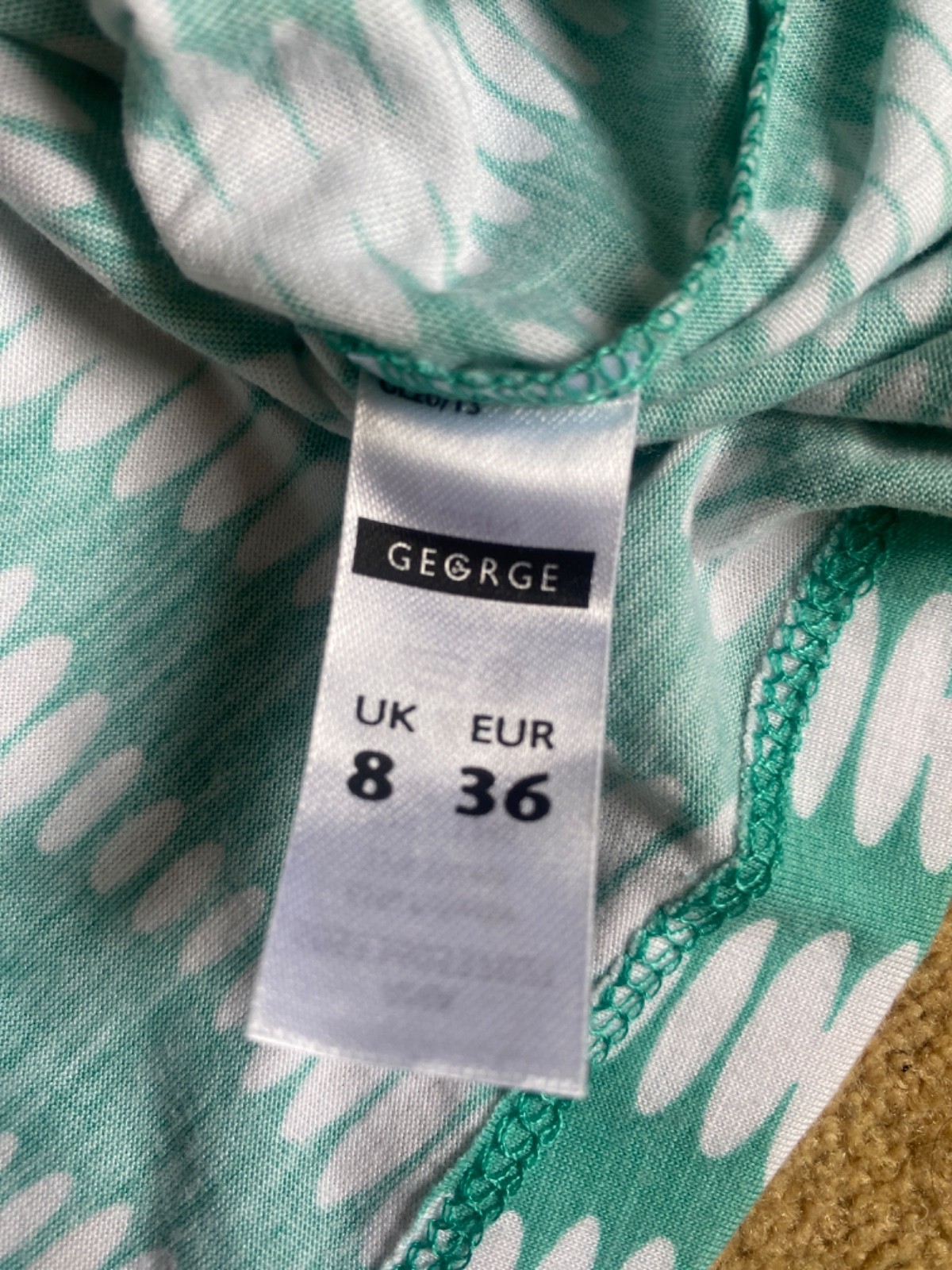 Womens George vest top Uk 8 spring summer holidays cute ideal any occasion