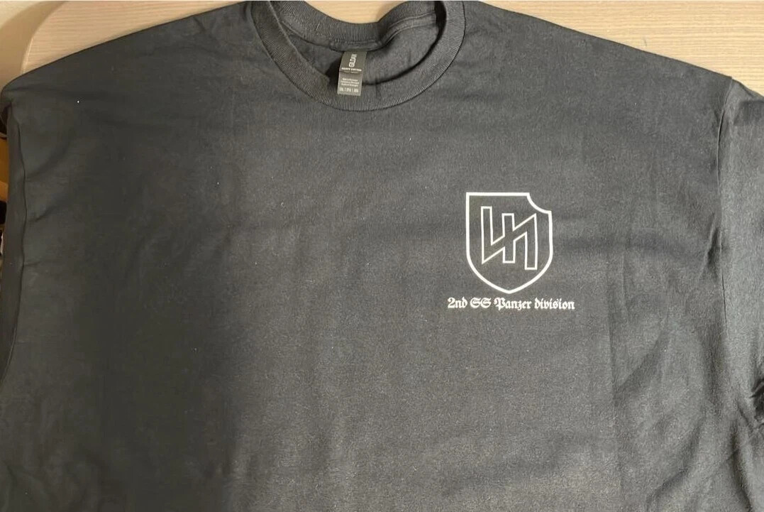 2 sided Elite Division Pocket logo WW2 WWII German Tank t shirt