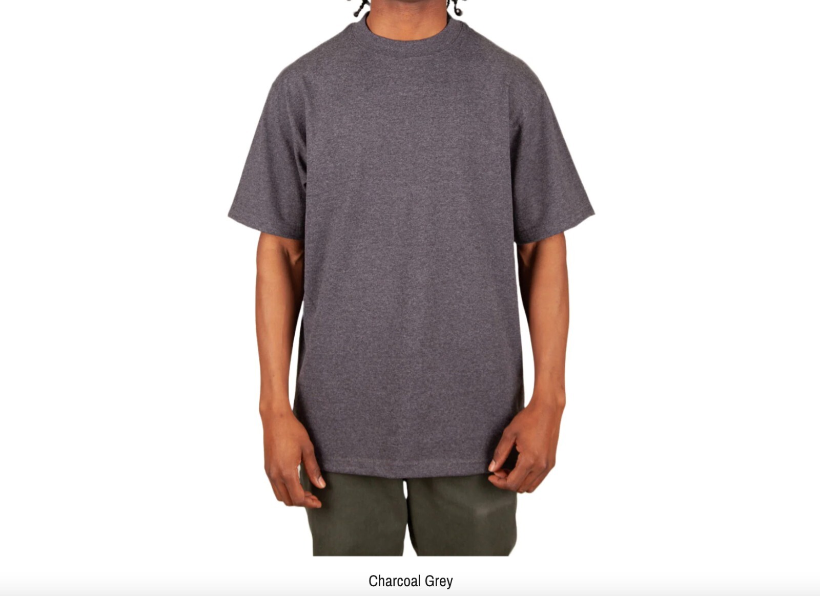 Shaka Wear Max Heavyweight Plain Cotton Crew Neck Short Sleeve Big Tall T-shirt