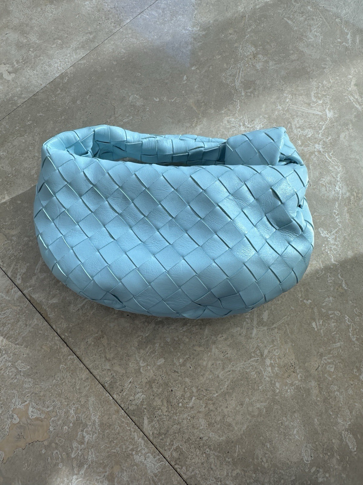 Bottega Veneta Jodie Mini Tote Bag Blue