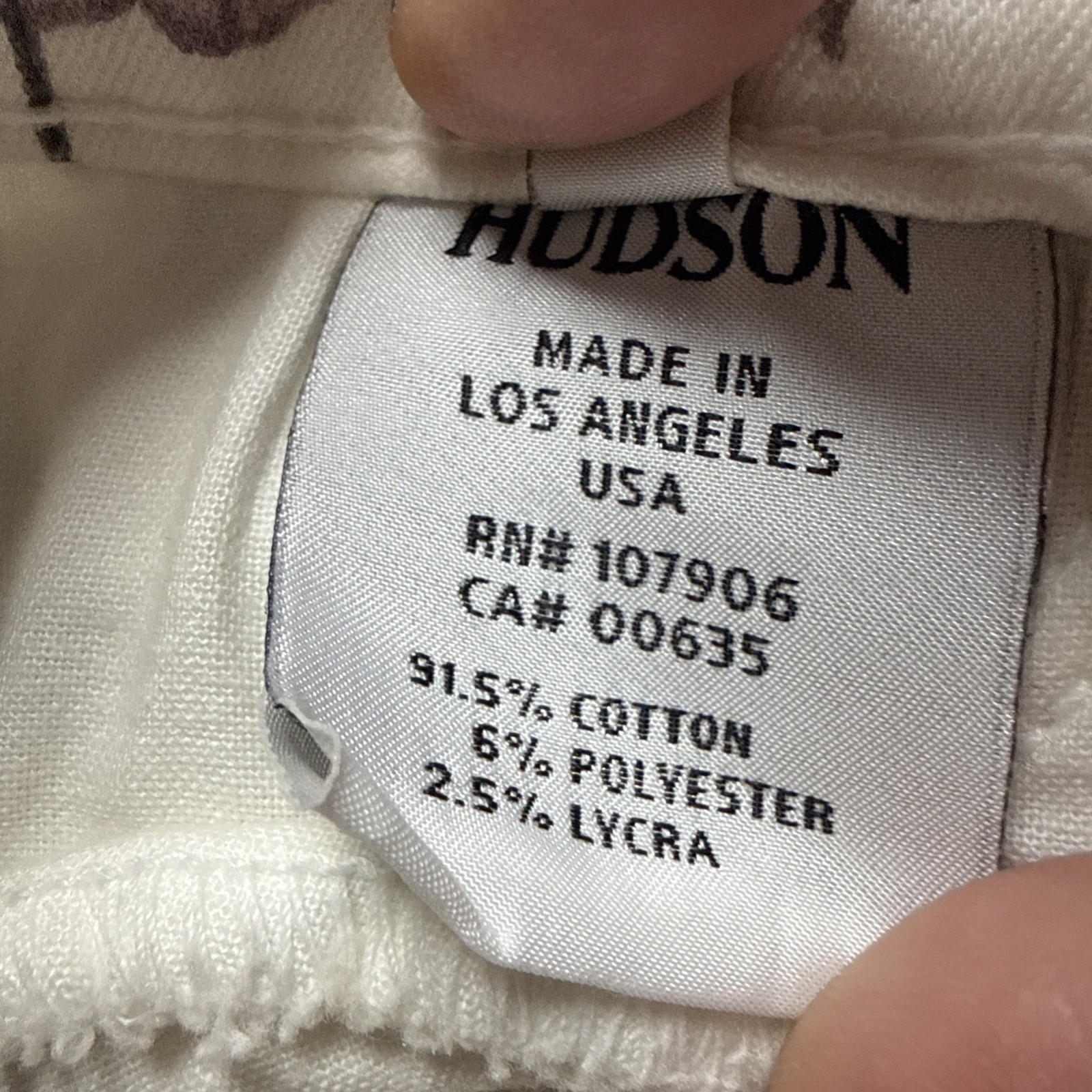 HUDSON Nico MidRise Super Skinny Jeans Suay Pink Floral Print Ankle Size 26