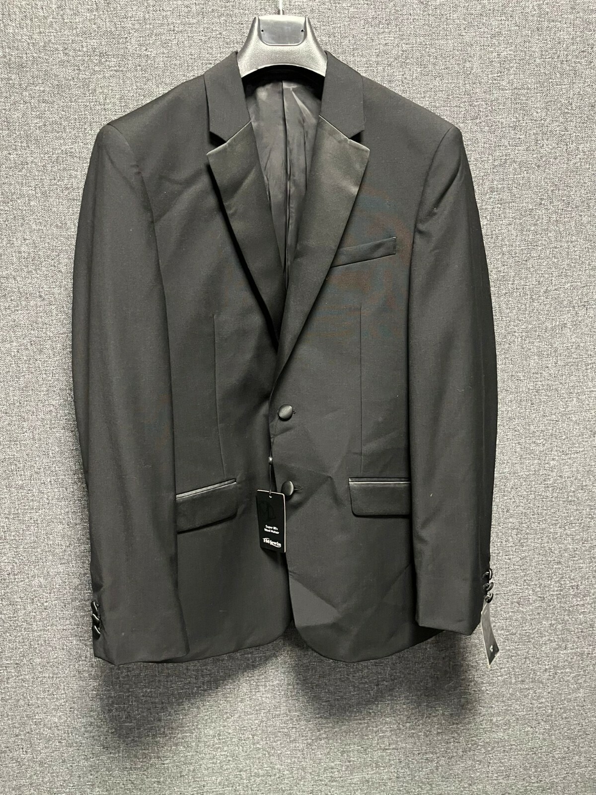 T.M.Lewin Blake Suit Jacket Black 38L TD025 CC 02