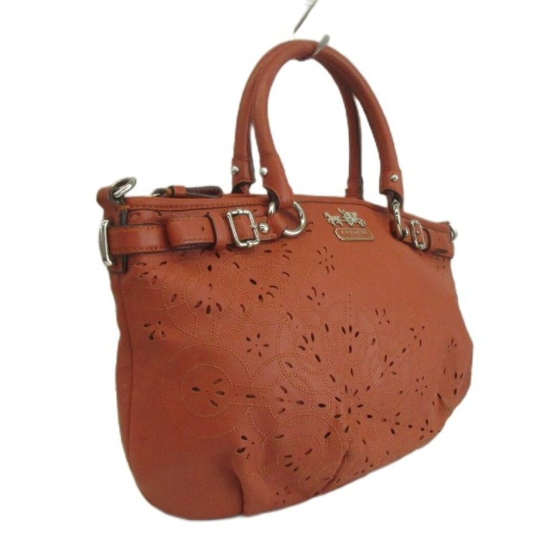 COACH Madison Leather Sophia Handbag 2WAY Pink 19626