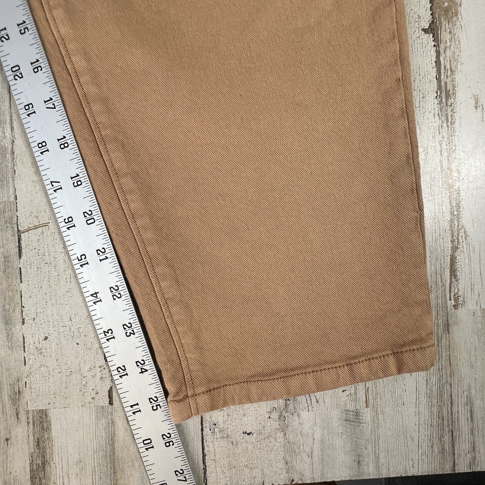 Loft High Rise Barrel Jeans Olive Green Utility Curved Leg Pants 30 NWT