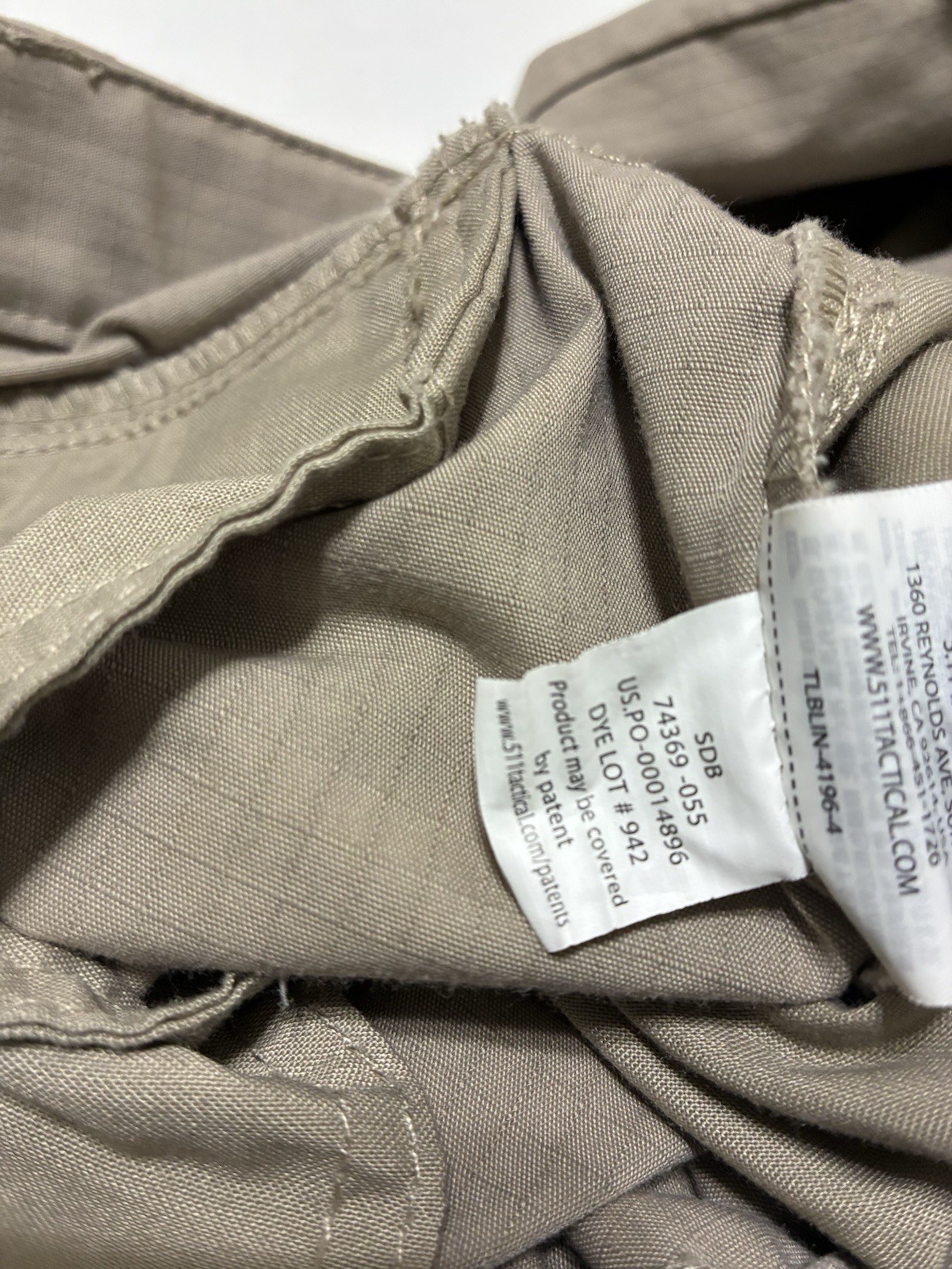 5.11 Tactical Stryke Pants 38×36 Khaki Ripstop Cargo Utility Hiking Outdoor Work