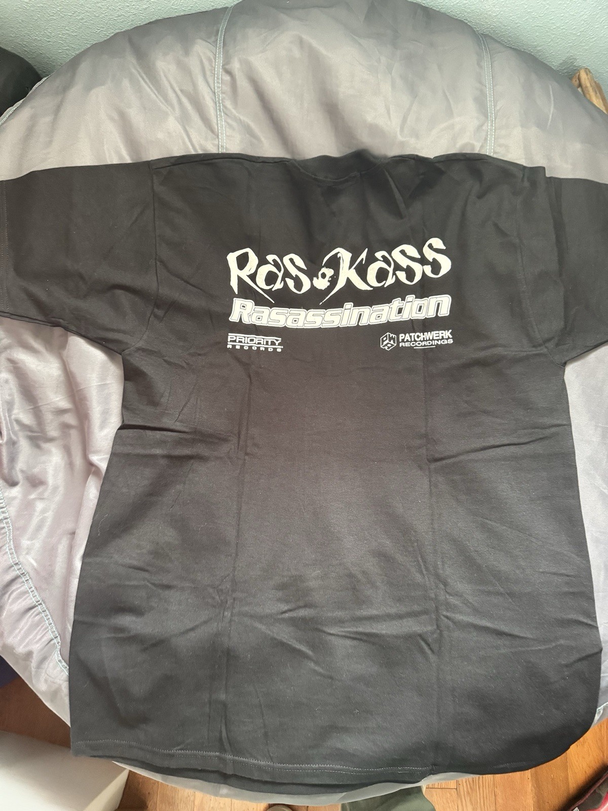 Ras Kass Graphic Tee Black XL Crew Neck Heavy Cotton Priority Records