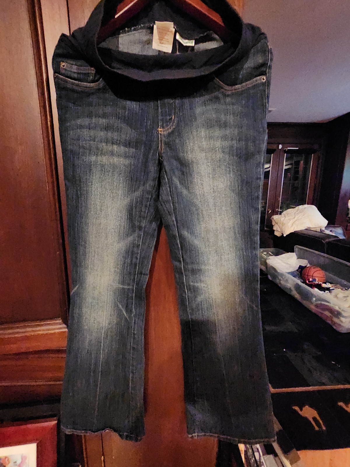 MIMI MATERNITY WIDE LEG JEANS SMALL
