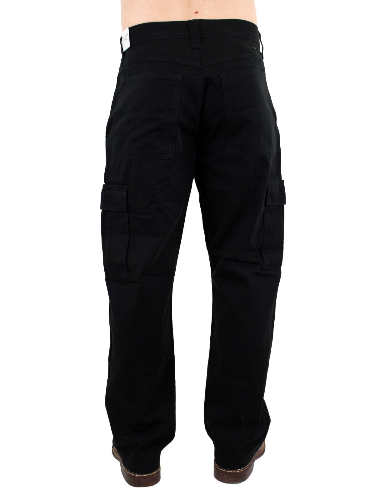 Wrangler Authentics Men’s Cargo Pants Regular Fit, Twill, 8-Pocket, L & R Tech