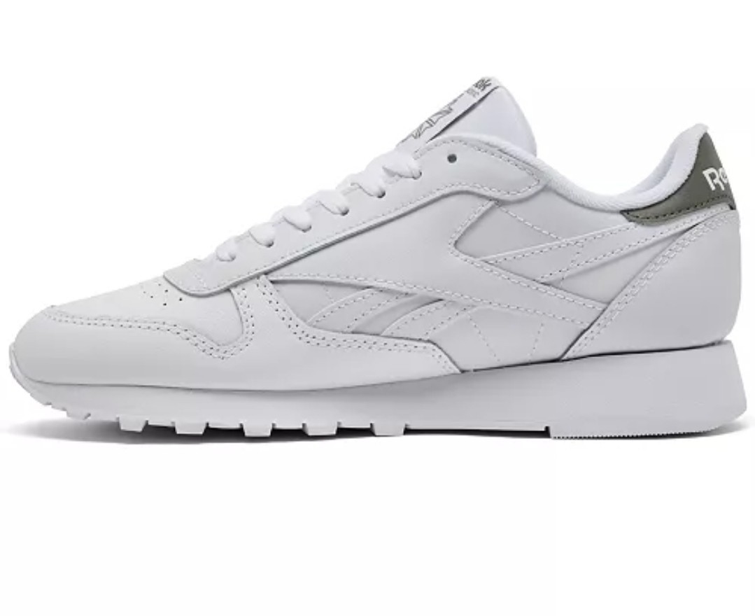 Reebok Unisex Classic Leather Casual Sneakers Color White Size Men 8 Women 9.5