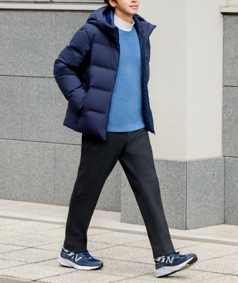 Men UNIQLO Seamless Down Parka “Warmer than The North Face” Fill Power 750+ New