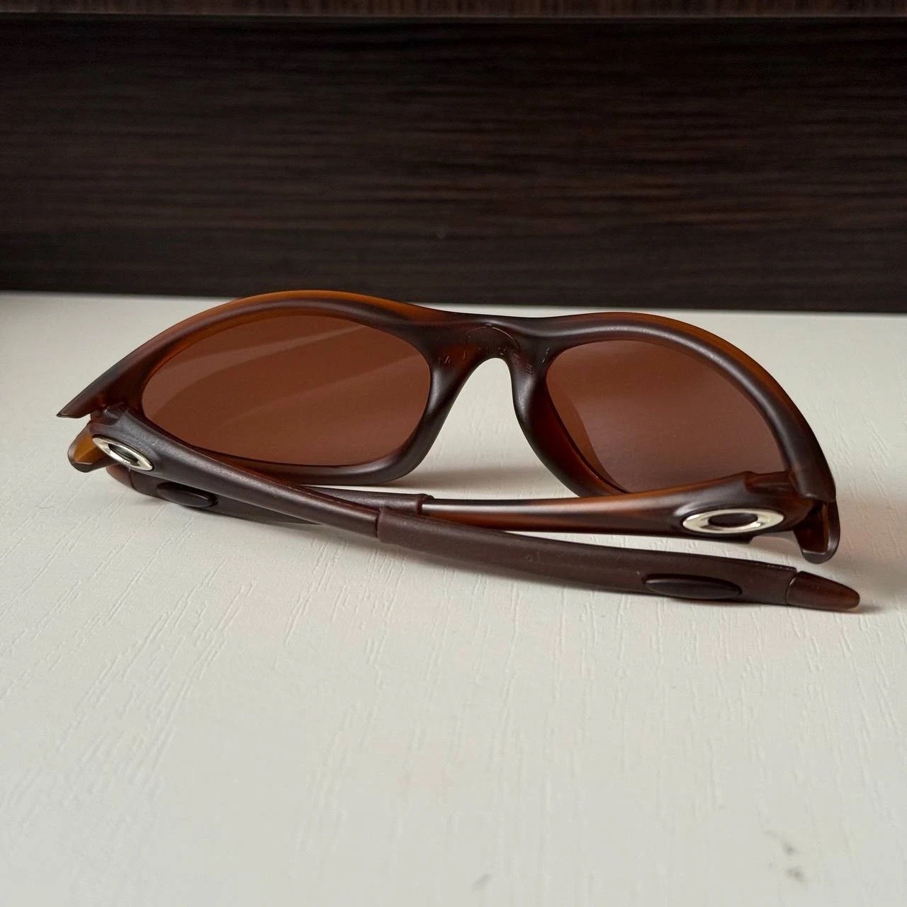 Oakley Minute 1.0 Brown Sunglasses Outdoor plate splice eye redux eye jacket