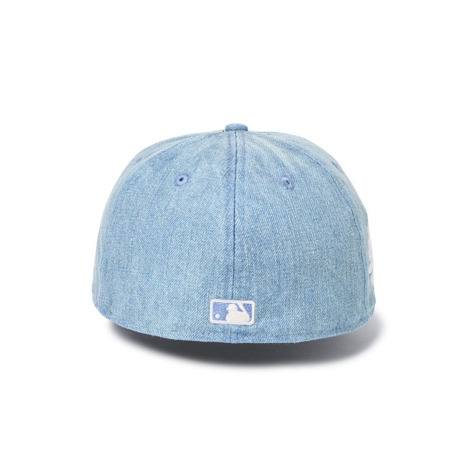 New Era 59FIFTY Distressed Denim Cap Side Patch LA Los Angeles Dodgers 14745174
