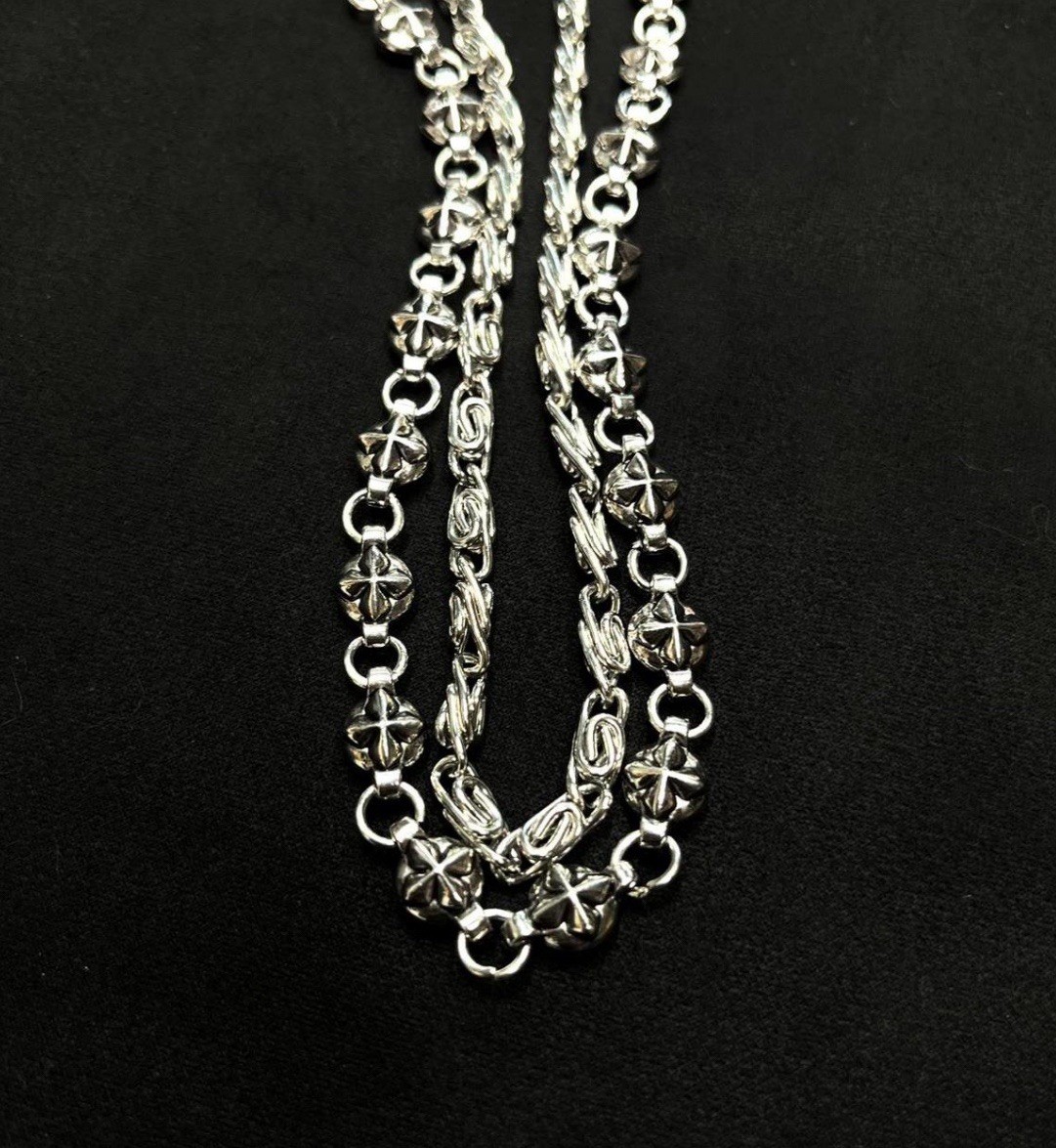 Silver Chrome Men’s Unisex Wallet Chain
