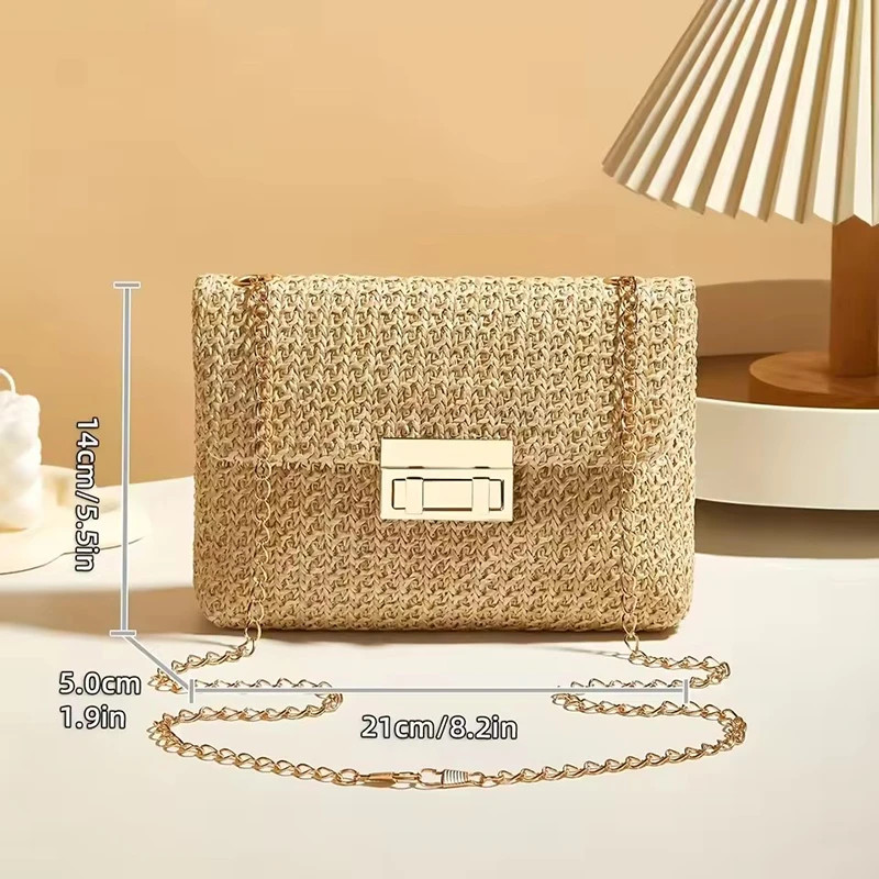 Crossbody Bag for Women Chain Strap Banquet Stylish Accessory Shoulder Bag for D