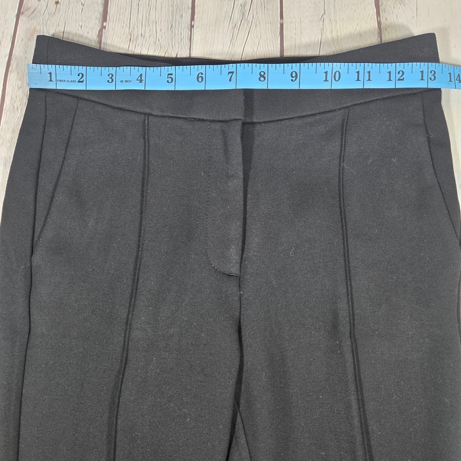 J. Crew Skinny Trouser Italian Ponte Black Pants Size 2 NWT BD303 Mario Bellucci