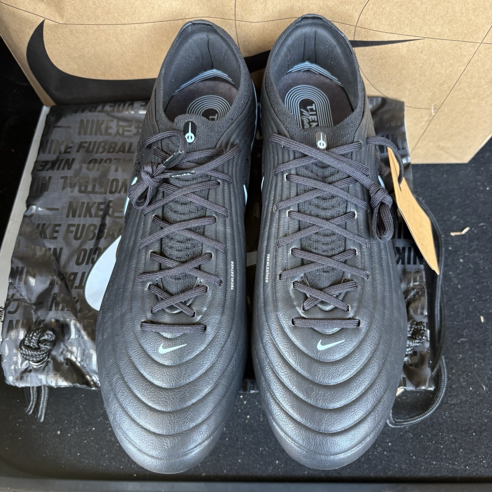 NENike Tiempo Maestro Elite FG ‘Black Ice Blue’ Men’s Size 13 NBY HQ3157-040
