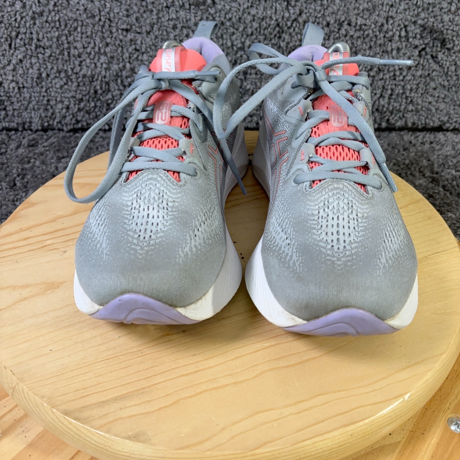 Asics Gel Cumulus 25 Running Shoe Womens Size 10.5 Sheet Rock Papaya Gym Sneaker