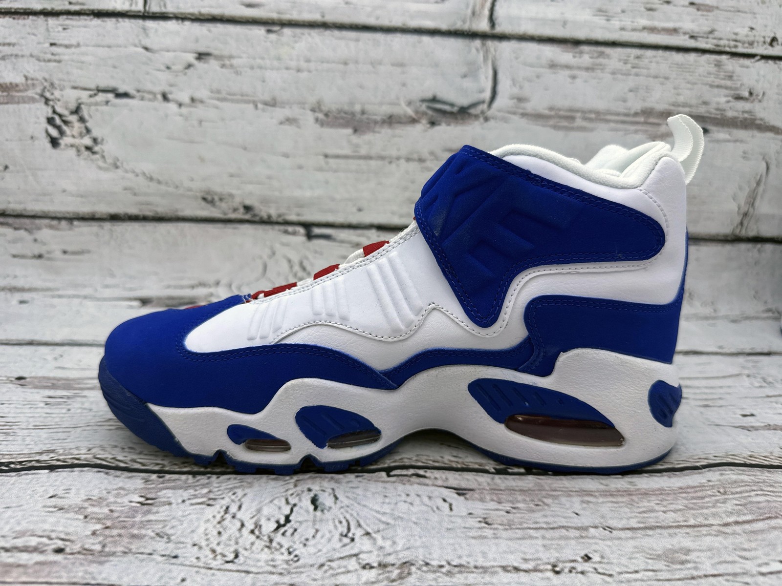 Nike Air Griffey Max 1 Shoes Youth Size 7Y White Blue Red DX3724-100