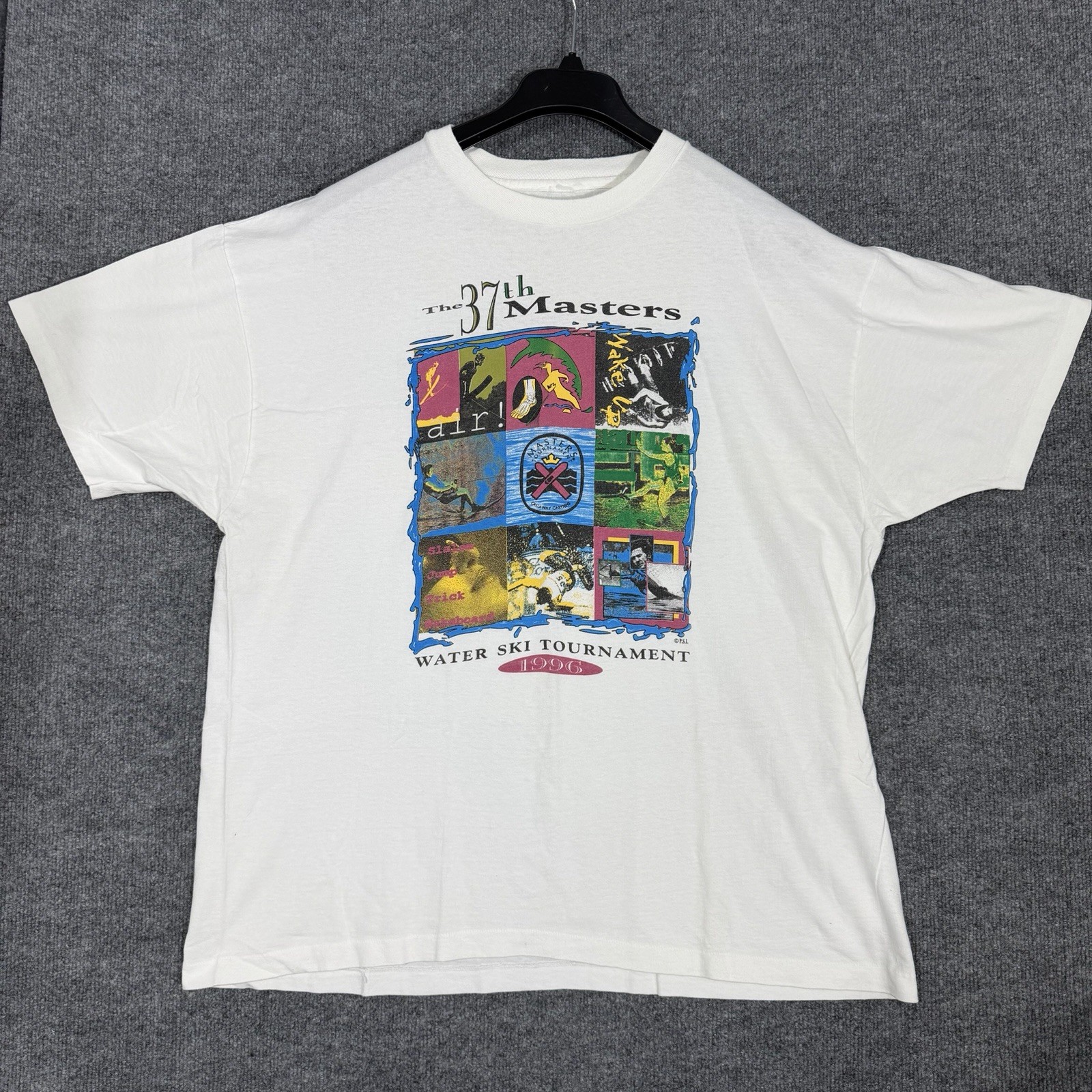 Vintage 37th Masters Water Ski Tournament shirt 1996 Men’s 2XL Rare EUC Sports