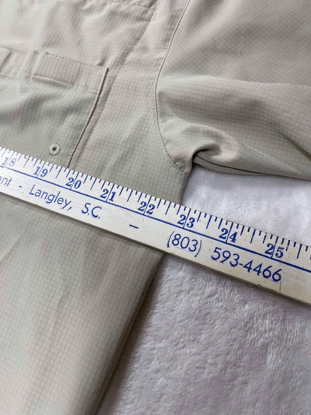 Columbia PFG Omni-Shade Vented Short Sleeve Fishing Shirt Medium