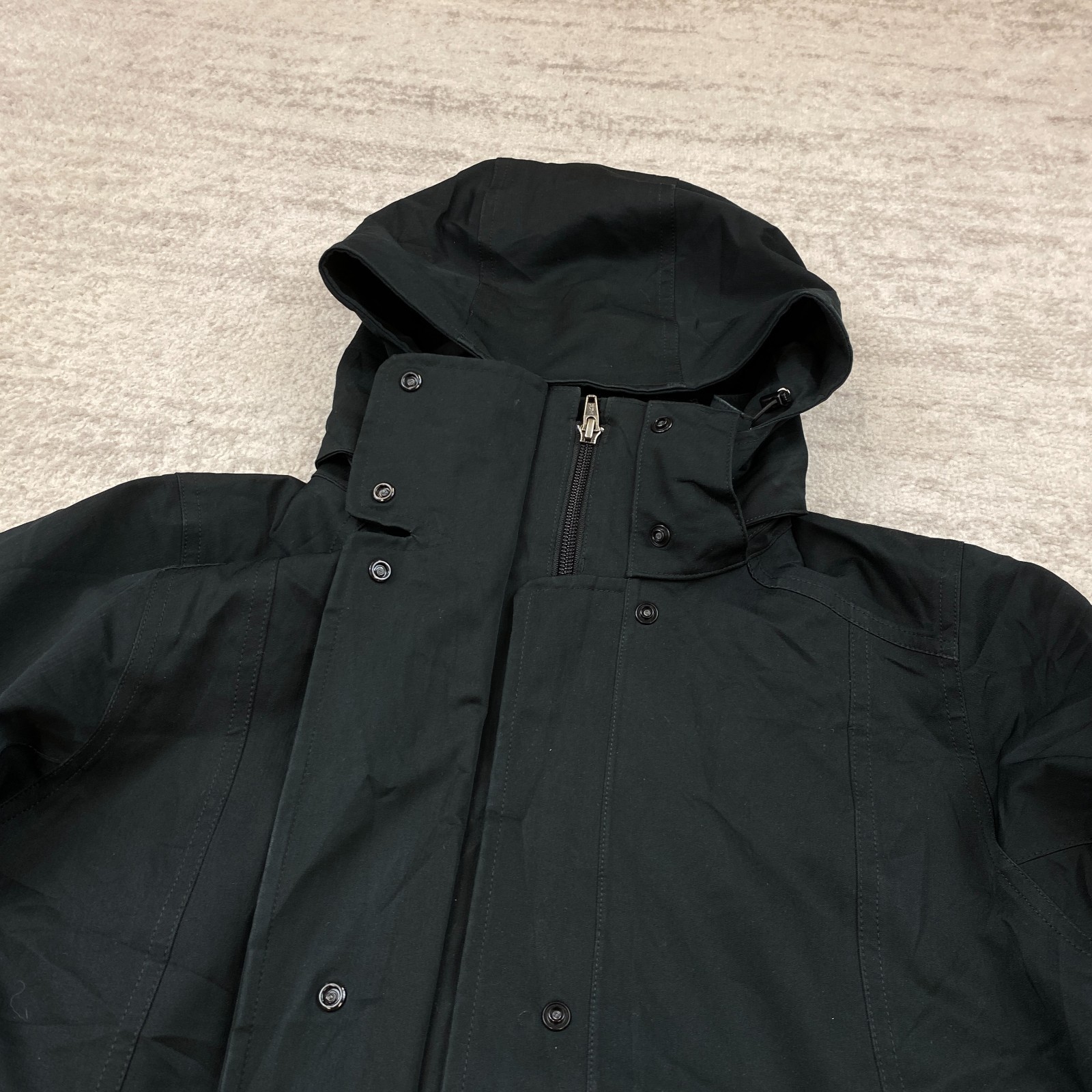Patagonia Tres 3-in-1 Parka Shell Jacket Medium Black Full Zip 28407 Prep Womens