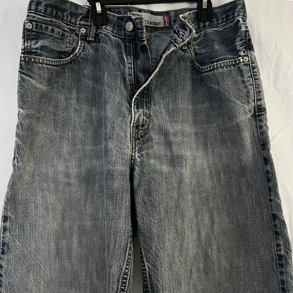 Levi Strauss Co 559 Loose Straight Denim Jean Shorts Mens Size 34×1-Blue Washed