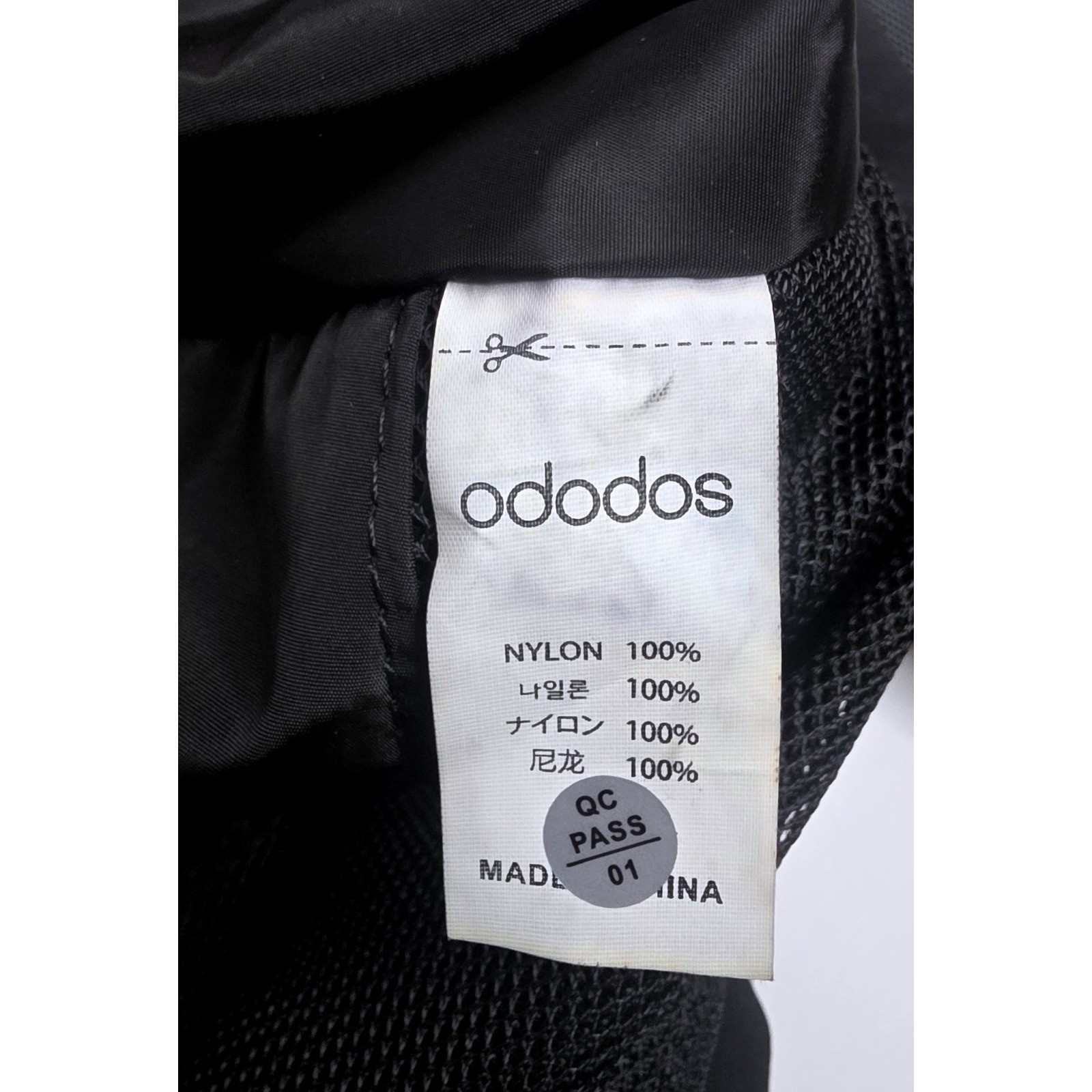 Ododos Black Nylon Tote Bag Crossbody Travel Gym Slouchy Hobo Shoulder Bag