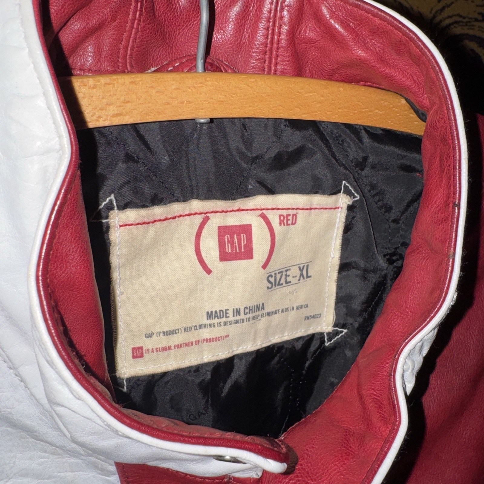 Vintage Y2K Gap Motorcycle Leather Jacket