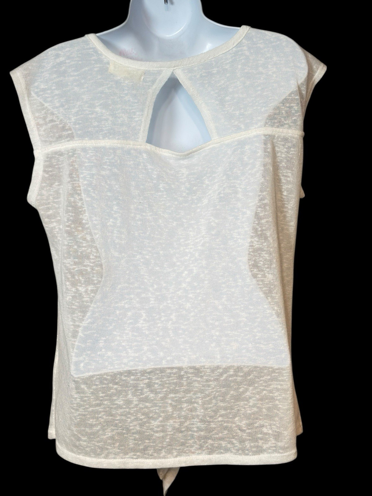 Kate & Sam USA Theme Semi Sheer Top Tie At Bottom Grunge Hipster