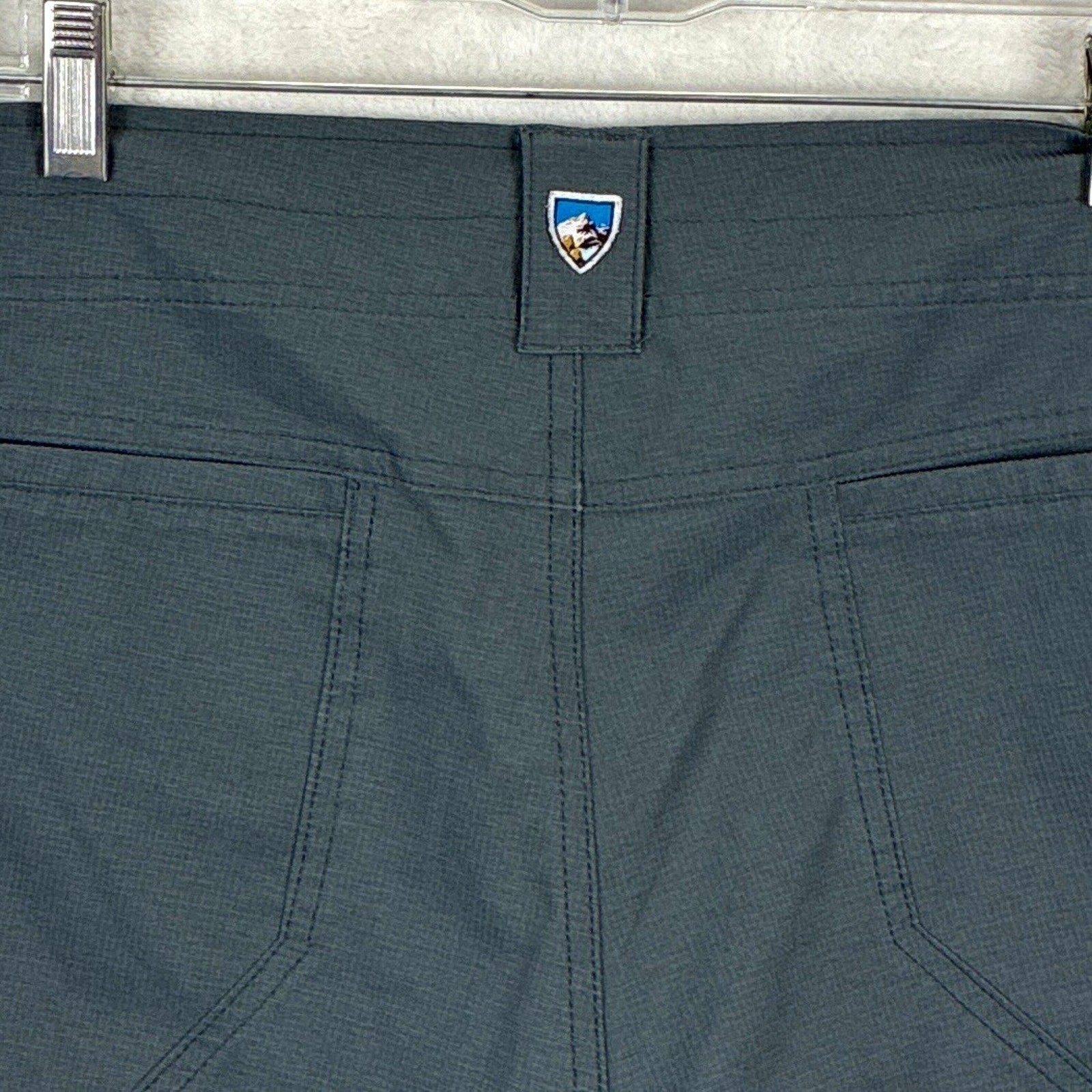 Kuhl Shorts Men 40 Gray Silencr Cargo Ripstop Hiking Backpacking Trekking Preppy