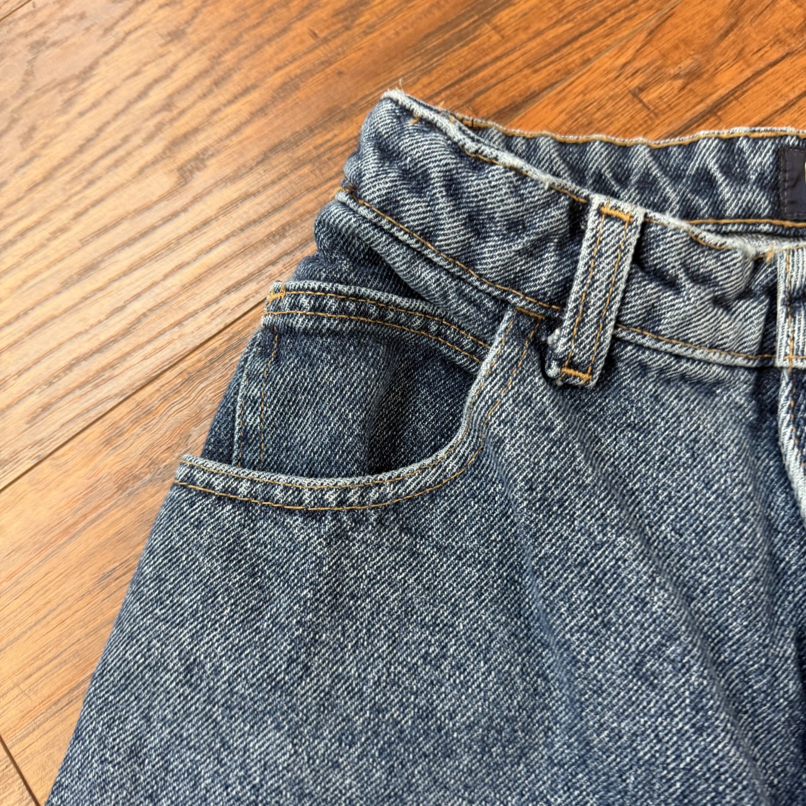 VINTAGE GAP Jeans Womens 10 Straight Leg High Rise Denim 90s Made in USA 20×32