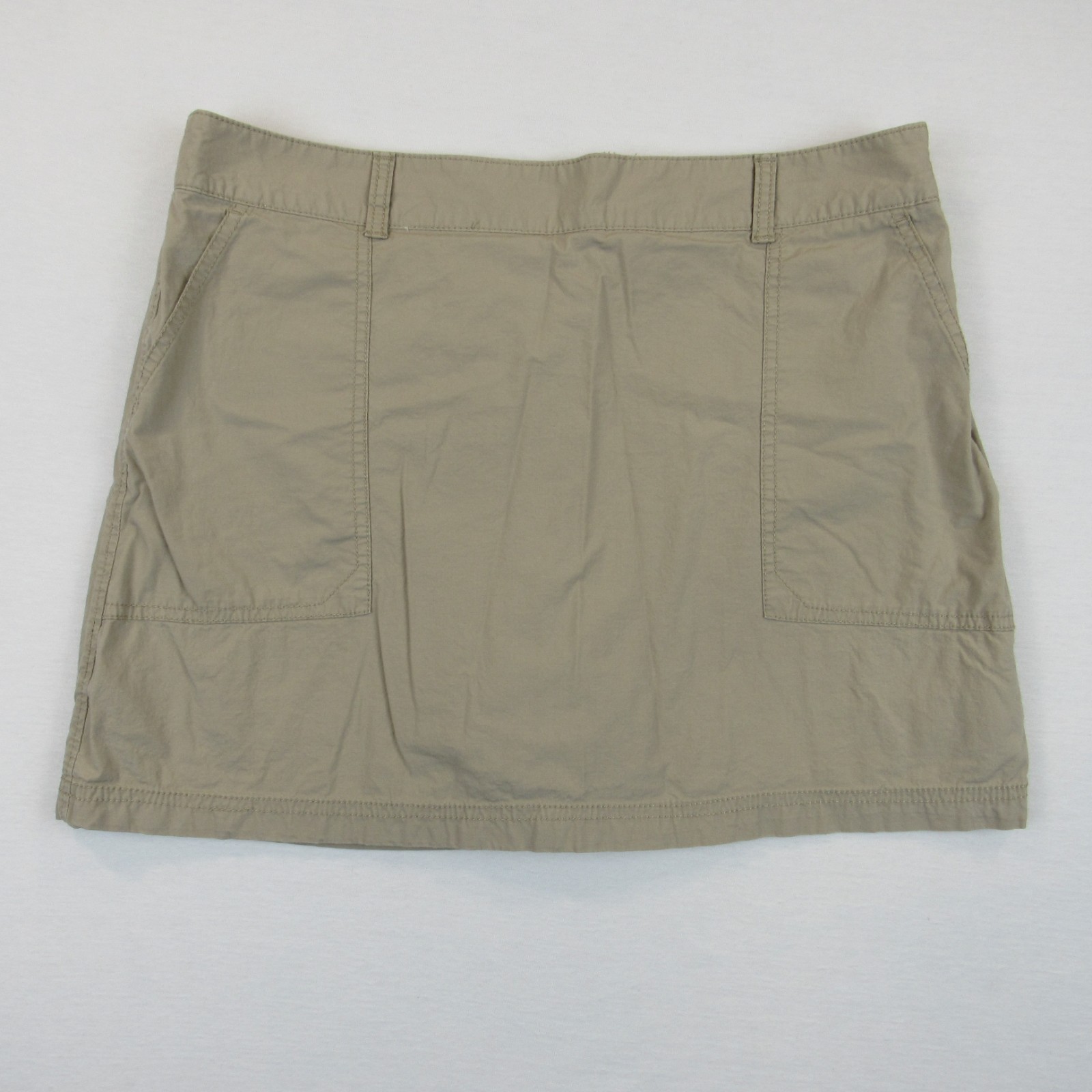 Dockers Skort Women’s Size 12 Side Zipper Closure Pockets Stretch