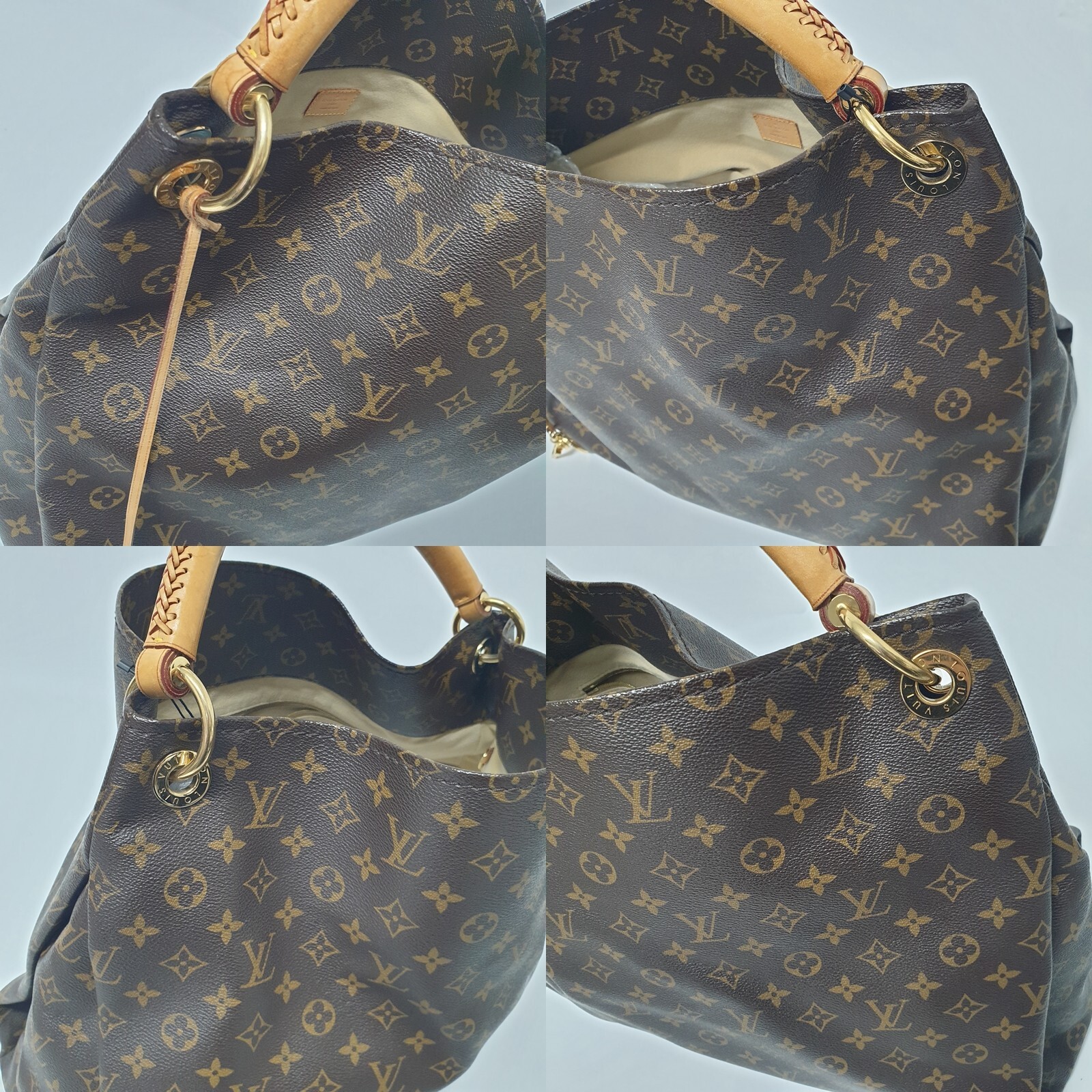 Authentic Louis Vuitton Artsy GM Monogram M40259 Guaranteed Genuine Daily ALA742