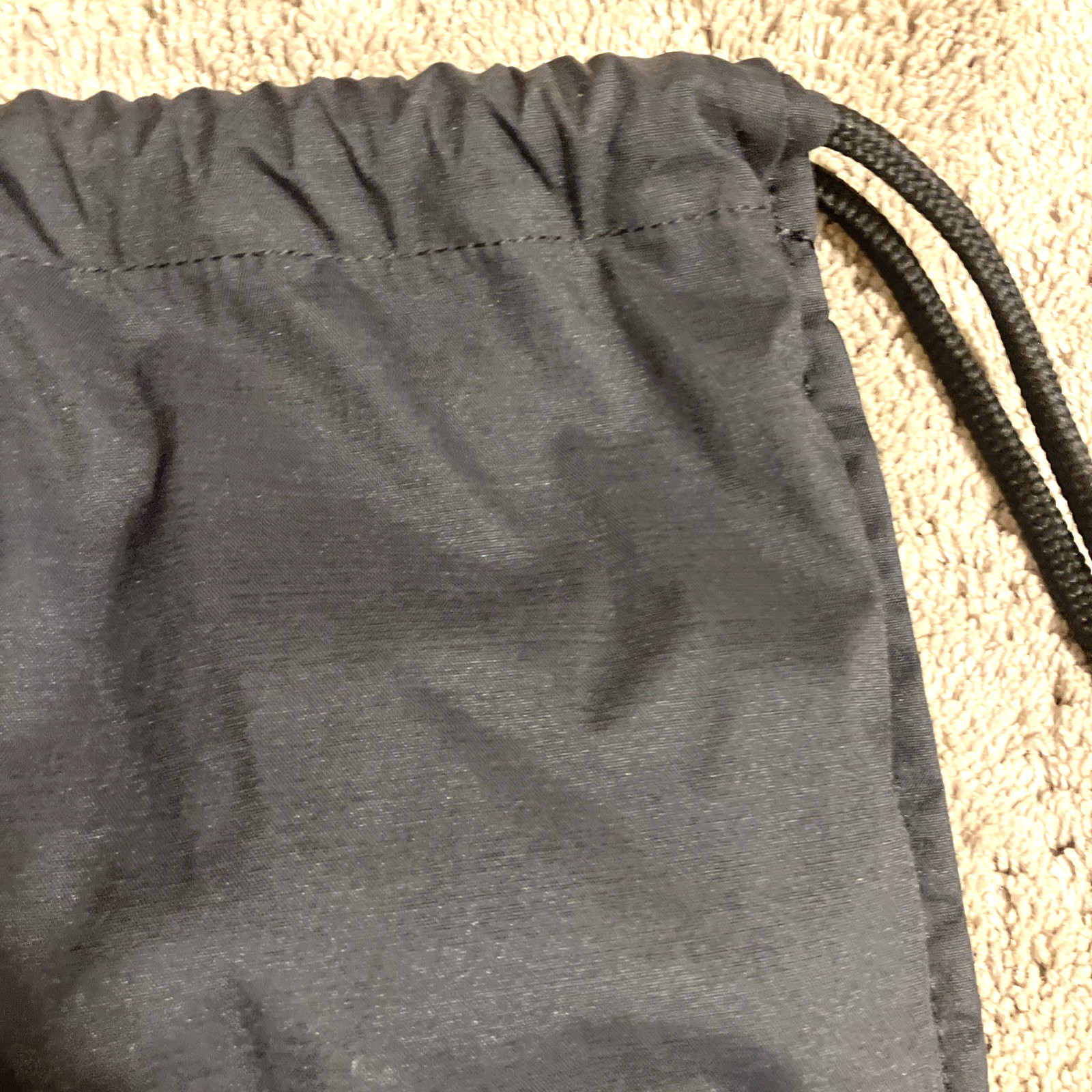 Nike Brasilia Training Black Gymsack Bag Inside Pocket Side Zipper | BA5338