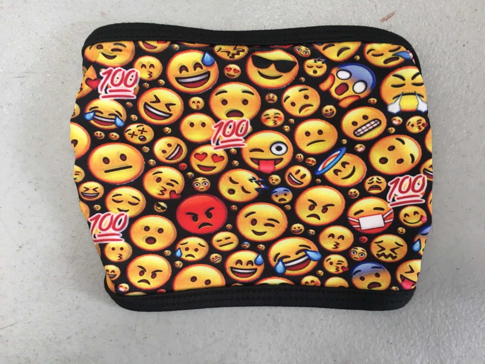 Emojie Print Face Mask/Cover 3DPrinted Soft Cotton Fabric Free Shipping/Returns