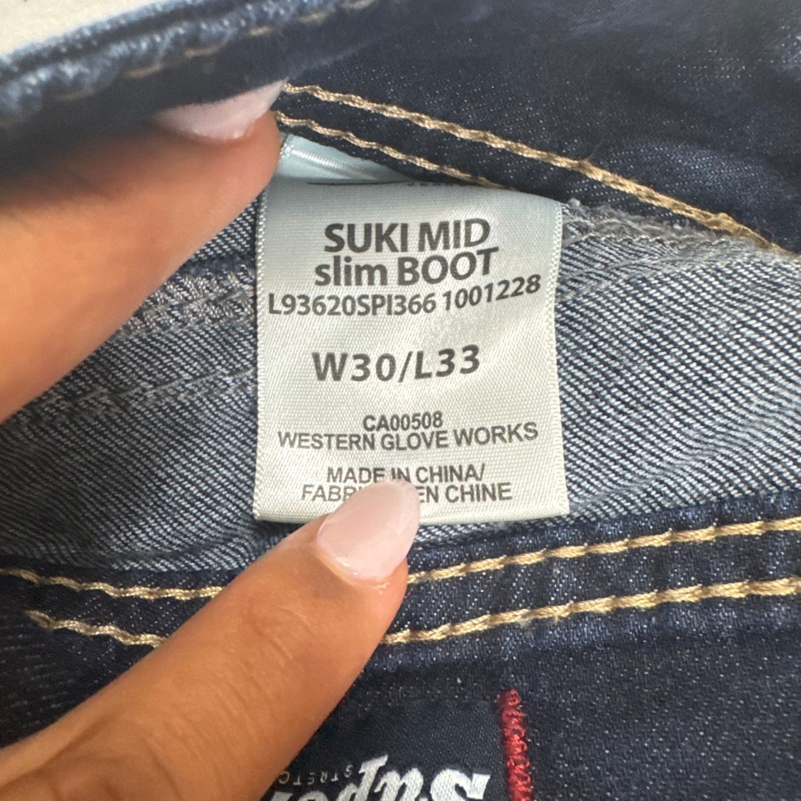 Silver Jeans Co Suki Mid Slim Bootcut Dark Wash Super Stretch W30 L33