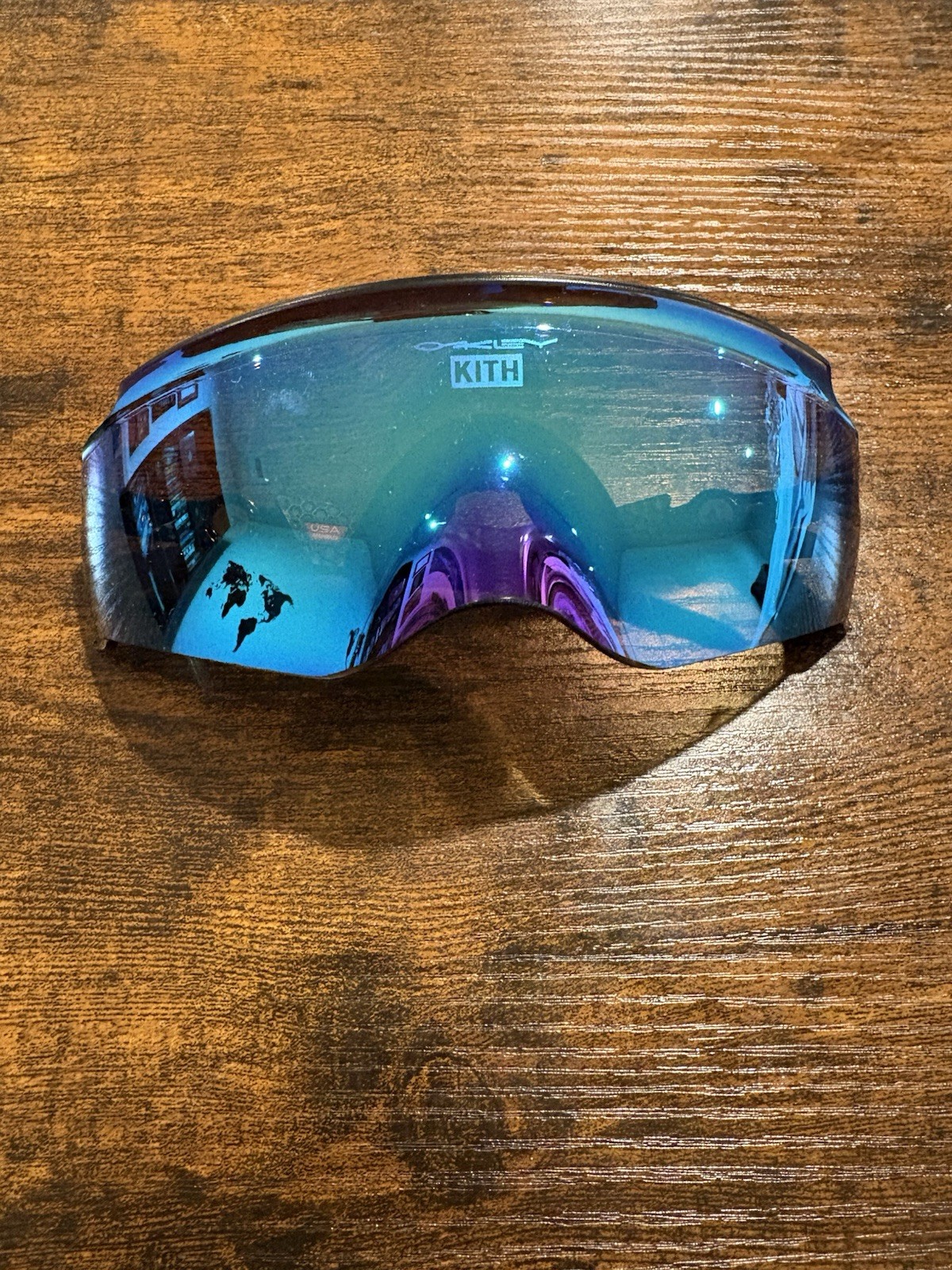 Oakley Kato Sunglasses OO9455M-0349 Polished Black PRIZM Sapphire Mirror Lens