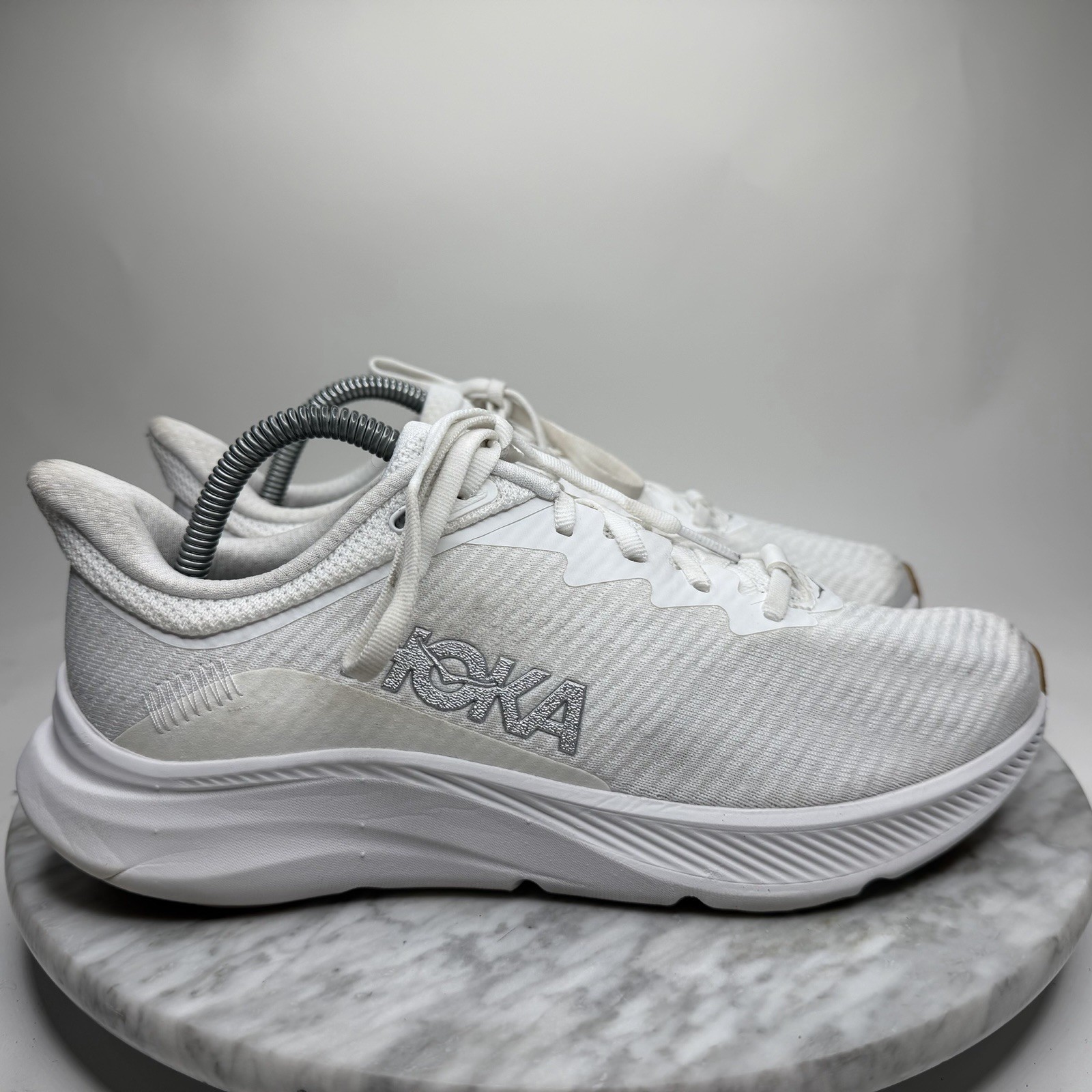 Hoka One One Solimar Triple White Running Shoe’s Women’s Size 9.5D 1123096WWH