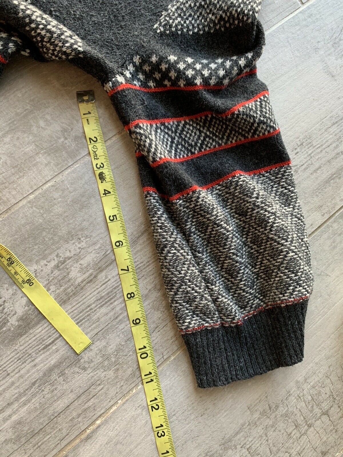 $228 SPLENDID Toggle Cardigan Sweater Button Front Nordic Fair Isle Designer L